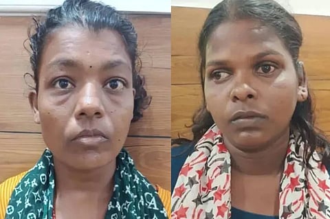 ಆರೋಪಿಗಳಾದ ರೋಜಾ ಮತ್ತು ಸುಜಾತಾ 