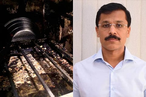 ಹೋಟೆಲ್​ ಅಡುಗೆ ಕೋಣೆಯ ದೃಶ್ಯ