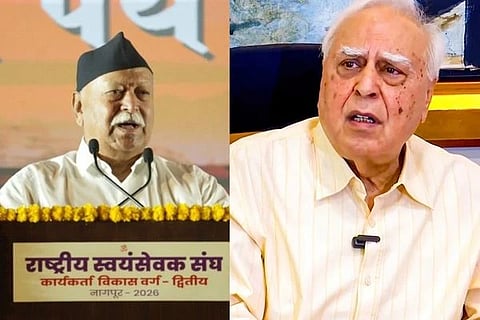Kapil Sibal | ಆರೆಸ್ಸೆಸ್ ಮುಖ್ಯಸ್ಥ ಮೋಹನ್ ಭಾಗವತ್‌ 'ಏಕತೆ' ಹೇಳಿಕೆ: ವಿದೇಶದಲ್ಲಿ ಪ್ರಬುದ್ಧ ಮಾತು, ದೇಶದಲ್ಲಿ ಮೌನ ಎಂದು ತಿರುಗೇಟು ನೀಡಿದ ಸಿಬಲ್!