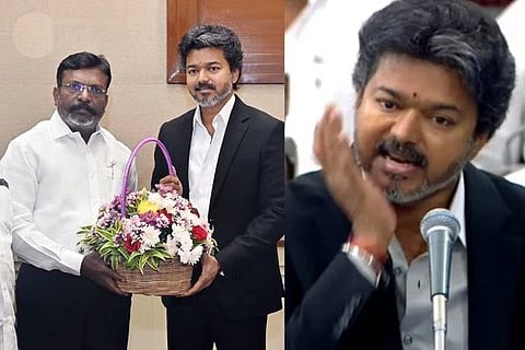 Thirumavalavan | ಸಿಎಂ ವಿಜಯ್ ಜೊತೆ ವಿಸಿಕೆ ಪಕ್ಷದ ಮುಖ್ಯಸ್ಥ ತೋಳ್ ತಿರುಮಾವಳವನ್