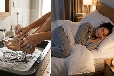Wash Feet Before Going to Bed