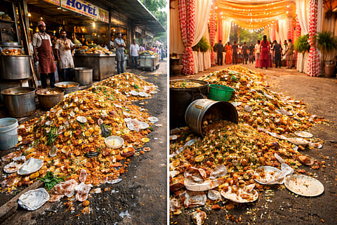 Wasting food