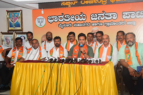 ಸಂಸದ ಯದುವೀರ್ ಮೈಸೂರಿನಲ್ಲಿ ಸುದ್ದಿಗೋಷ್ಠಿ ನಡೆಸಿದರು