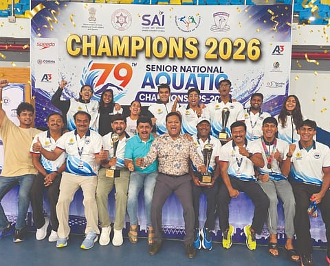 ರಾಷ್ಟ್ರೀಯ ಈಜು: ಕರ್ನಾಟಕಕ್ಕೆ ಸತತ 33ನೇ ಬಾರಿ ಸಮಗ್ರ ಪ್ರಶಸ್ತಿ