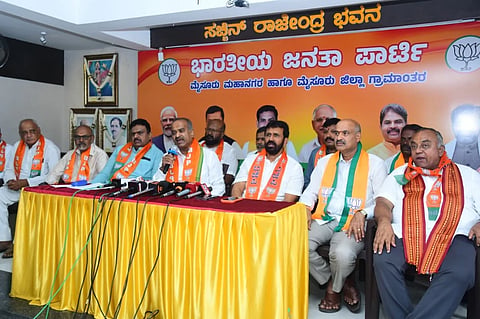  ಸಂಸದ ಪಿ.ಸಿ. ಮೋಹನ್ ಗುರುವಾರ ಮೈಸೂರಿನಲ್ಲಿ ಸುದ್ದಿಗೋಷ್ಠಿ ನಡೆಸಿದರು.