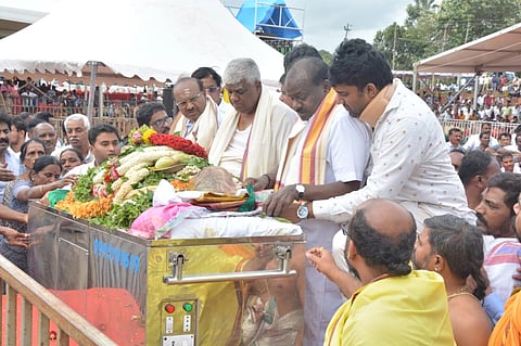 ಚೆನ್ನಮ್ಮ ಅವರ ಅಂತ್ಯಕ್ರಿಯೆಯನ್ನು ಸರ್ಕಾರಿ ಗೌರವದೊಂದಿಗೆ ನಡೆಸಲಾಯಿತು.