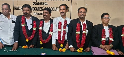ಜಿಲ್ಲಾ ನ್ಯಾಯವಾದಿಗಳ ಸಂಘದ ಅಧ್ಯಕ್ಷರ ಆಯ್ಕೆಗಾಗಿ ಗುರುವಾರ ನಡೆದ ಚುನಾವಣೆಯಲ್ಲಿ ಎನ್. ಶಿವಶಂಕರ ಅಧ್ಯಕ್ಷರಾಗಿ ಗೆಲುವು ದಾಖಲಿಸಿದ್ದಾರೆ.