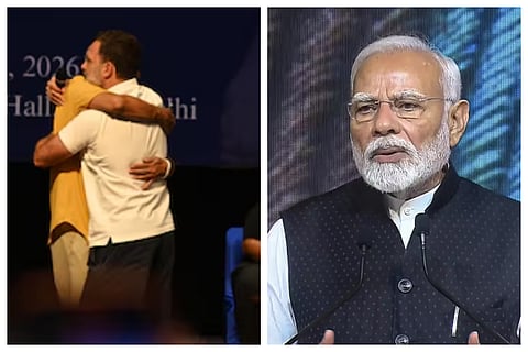 BJP Slams Rahul Gandhi Over 'Hug' Jibe At PM Modi