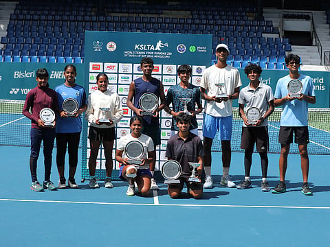 KSLTA World Tennis Junior: ಶ್ರೀನಿತಿಗೆ ಗೋಲ್ಡನ್ ಡಬಲ್ ಪ್ರಶಸ್ತಿ