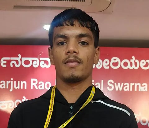 Selected for Uzabekistna compitaion Wrestler Vikram Chillannavar