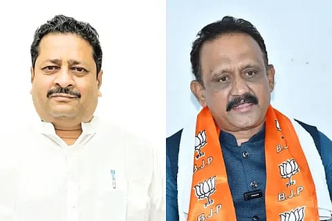 ಶಾಸಕ ಬಸನಗೌಡ ಪಾಟೀಲ ಯತ್ನಾಳ ಮತ್ತು ಗುರುಲಿಂಗಪ್ಪ ಅಂಗಡಿ