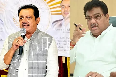 ಸಚಿವ ಝಮೀರ್ ಅಹ್ಮದ್ ಖಾನ್-ಸಚಿವ ಎಂ.ಬಿ. ಪಾಟೀಲ