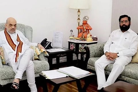 ಮಹಾರಾಷ್ಟ್ರ ಮಹಾಯುತಿ ಮೈತ್ರಿಯಲ್ಲಿ ಬಿರುಕು? ಅಮಿತ್ ಷಾ ಭೇಟಿಯಾಗಿ 7 ಸೀಟುಗಳಿಗೆ ಪಟ್ಟು ಹಿಡಿದ ಏಕನಾಥ್ ಶಿಂದೆ! 