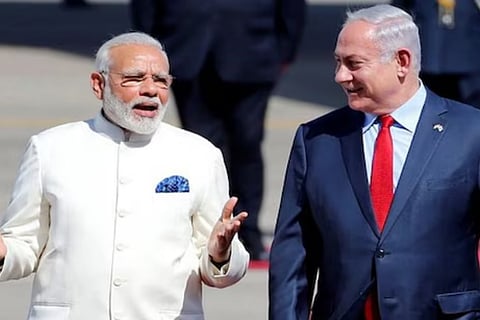  PM Modi-Israel PM Netanyahu