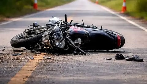 Accident while going to a friend's funeral