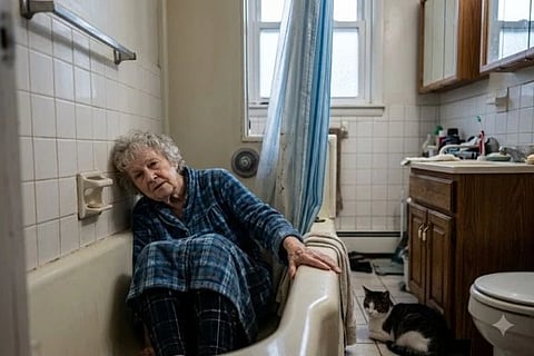  Bathtub Trapped Woman  ಸಾಂದರ್ಭಿಕ ಚಿತ್ರ