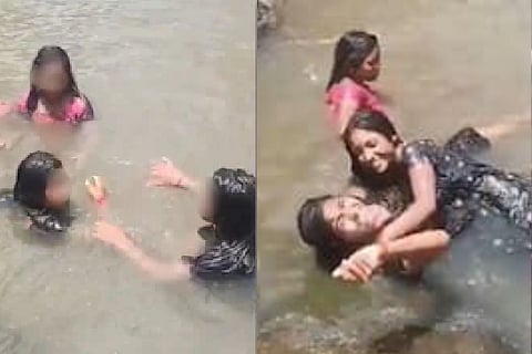 Andhra Pradesh Waterfall Drowning