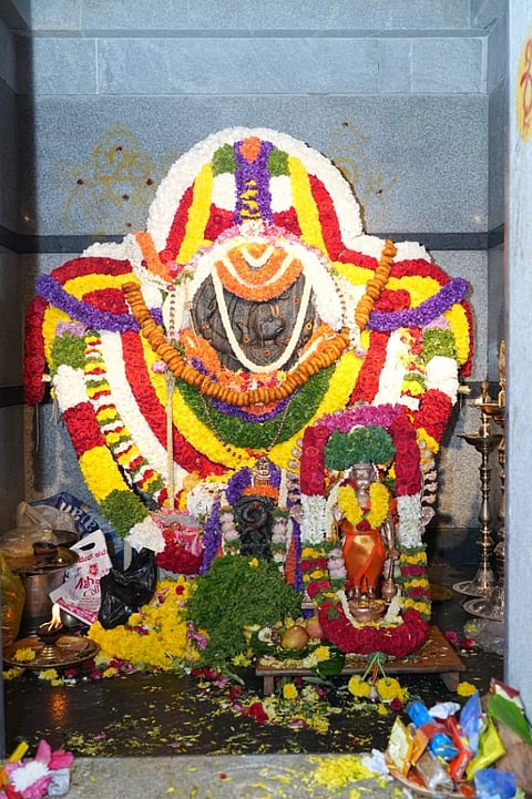 ಕಾಟನ್‌ಪೇಟೆ ವರಪ್ರದ ಆಂಜನೇಯನಿಗೆ ಮಹಾ ಕುಂಭಾಭಿಷೇಕ.