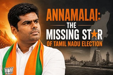 ತಮಿಳುನಾಡು ಅಖಾಡದಲ್ಲಿ ಮಿಸ್ಸಿಂಗ್ ಸ್ಟಾರ್ 'ಸಿಂಗಂ': ಅಣ್ಣಾಮಲೈ ಕಡೆಗಣಿಸಿ ಎಡವಿತೇ ಬಿಜೆಪಿ? ವಿಜಯ್ ಅಬ್ಬರದ ಮುಂದೆ ಕಮಲ ಧೂಳೀಪಟ!