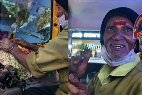 ಪತ್ನಿ ಅಗಲಿ 8 ವರ್ಷವಾದರೂ ನಿತ್ಯ ಆಟೋ ಸಿಂಗರಿಸುವ ಬೆಂಗಳೂರಿನ ವೃದ್ಧ ಚಾಲಕ! Bengaluru Auto Driver ಚಿತ್ರ Instagram
