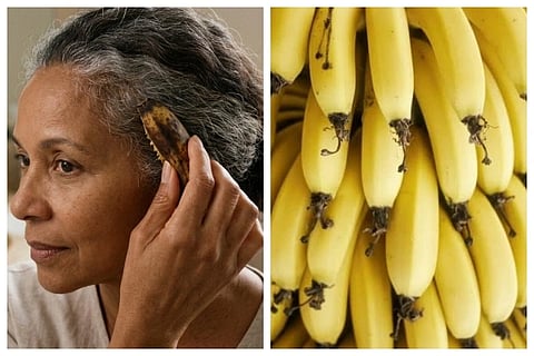  Banana Peel Help Reduce Grey Hair