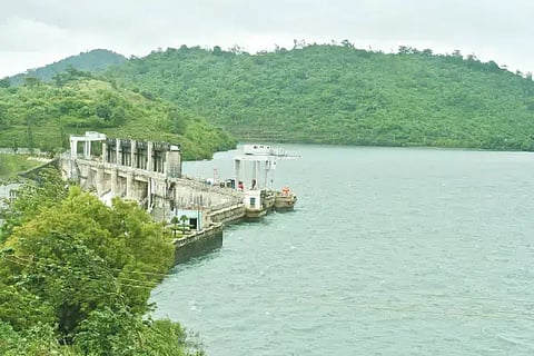 ಭದ್ರಾ ಜಲಾಶಯ.