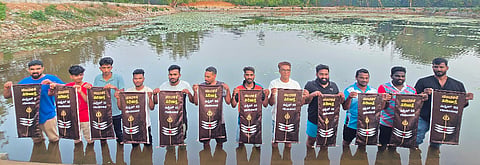 ನಂದಳಿಕೆ ಸಿರಿಜಾತ್ರೆಯ ವಿಭಿನ್ನ ಶೈಲಿಯ ಪ್ರಚಾರ ಫಲಕಗಳು.