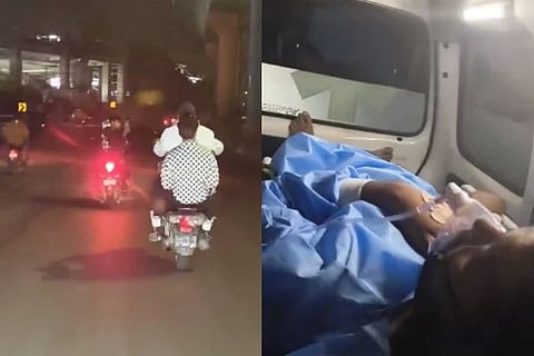  Ambulance Blocked (ಚಿತ್ರ X)