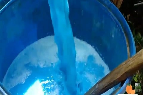 ಬೋರ್ಡೊ ದ್ರಾವಣ ತಯಾರಿಯ ಹಂತ 