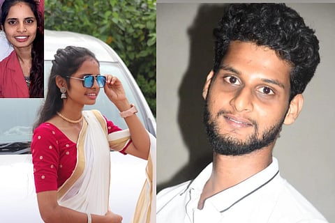 ಮೃತ ಲಾವಣ್ಯ ಗೌಡ ಮತ್ತು ಆರೋಪಿ ಚೇತನ್ ಗೌಡ
