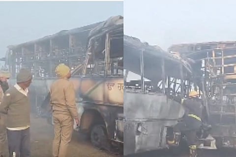 Bus collide