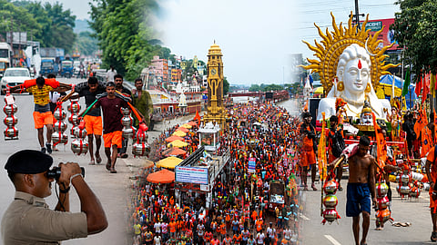 ಶಿವ ಭಕ್ತರಾದ ಕನ್ವಾರಿಯರ 'ಕನ್ವರ್ ಯಾತ್ರೆ' 