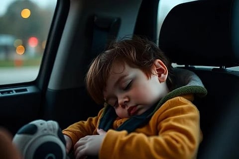Child in cab (ಸಾಂದರ್ಭಿಕ ಚಿತ್ರ)