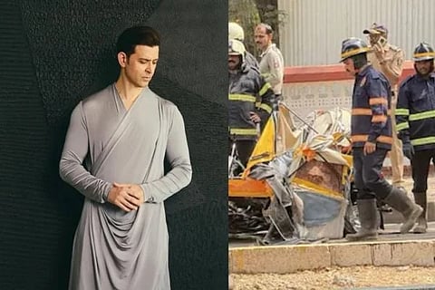 ಮುಂಬೈ ಮೆಟ್ರೋ ಪಿಲ್ಲರ್ ದುರಂತ: ಒಂದು ಬಲಿ ಪಡೆದ ಅವಘಡಕ್ಕೆ ಕಂಬನಿ ಮಿಡಿದ ಹೃತಿಕ್ ರೋಷನ್