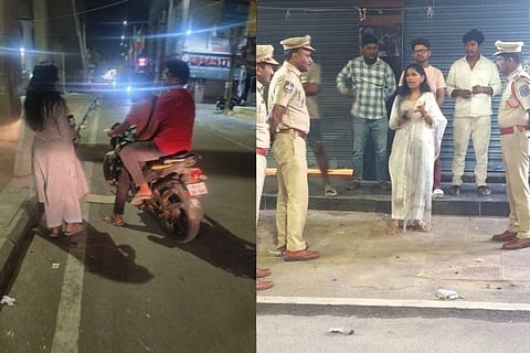 Night Patrol at Hyderabad (ಚಿತ್ರ X)