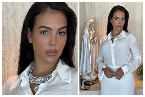 Georgina Rodriguez Queen of Kalahari 342 carat diamond