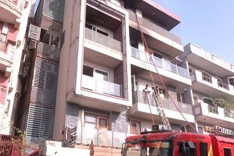 ನಾಲ್ಕು ಅಂತಸ್ತಿನ ವಸತಿ ಕಟ್ಟಡದಲ್ಲಿ ಎಸಿ ಸ್ಪೋಟ (Fire Accident ಸಾಂದರ್ಭಿಕ ಚಿತ್ರ)