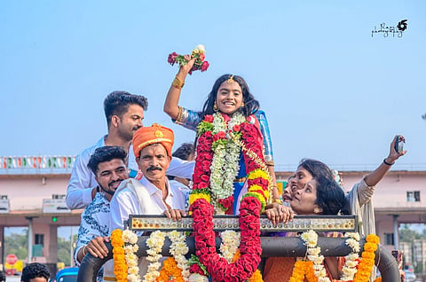  ರಕ್ಷಿತಾ ಶೆಟ್ಟಿಯವರಿಗೆ ಹುಟ್ಟೂರು ಪಡುಬಿದ್ರಿಯಲ್ಲಿ ಅಭಿಮಾನಿಗಳಿಂದ ಅದ್ದೂರಿಯ ಸ್ವಾಗತ ದೊರೆಯಿತು.