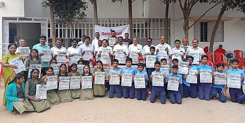 ಶಾಸಕ ಎಸ್ ಮುನಿರಾಜು ದಾಸರಹಳ್ಳಿ ಕ್ಷೇತ್ರದ ಹೆಗ್ಗನಹಳ್ಳಿಯ ಸರ್ಕಾರಿ ಪ್ರೌಢಶಾಲೆಯಲ್ಲಿ ವಿಜಯವಾಣಿ ಪತ್ರಿಕೆಯ ವಿದ್ಯಾರ್ಥಿ ಹಾಗೂ ಉದ್ಯೋಗ ಮಿತ್ರ ಸಂಚಿಕೆಯನ್ನು ಬಿಡುಗಡೆ ಮಾಡಿದರು.  