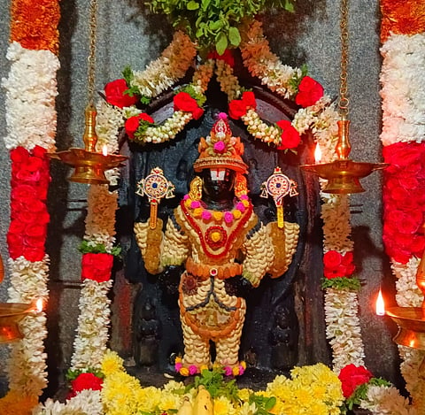 ಅರಸೀಕೆರೆ ಸಮೀಪ ಇರುವ ಓರಗಲ್ ಶ್ರೀ ತಿಮ್ಮಪ್ಪ ದೇವಾಲಯದ ಹೊರ ನೋಟ 