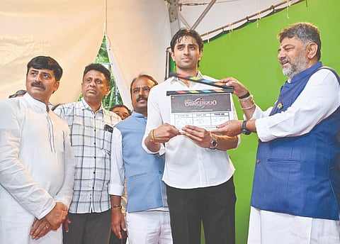 ಧ್ಯಾನ್​ ಚಿತ್ರಕ್ಕೆ ಕ್ಲಾಪ್ ಮಾಡಿದ ಸಿಎಂ