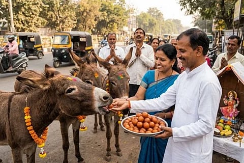 Bhopal Donkey Ritual ಸಾಂದರ್ಭಿಕ ಚಿತ್ರ
