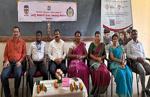 ಫೀಲ್ಡ್ ಮಾರ್ಷಲ್ ಕೆ.ಎಂ.ಕಾರ್ಯಪ್ಪ ಕಾಲೇಜಿನಲ್ಲಿ ಆಯೋಜಿಸಿದ್ದ ಓರಿಯಂಟೇಶನ್ ಕಾರ್ಯಕ್ರಮದಲ್ಲಿ ರಾಘವ.ಬಿ, ಪಿ.ವಿ.ಸುಬ್ರಮಣಿ, ಡಾ.ಕೆ.ಸೌಮ್ಯ ಇತರರಿದ್ದರು.