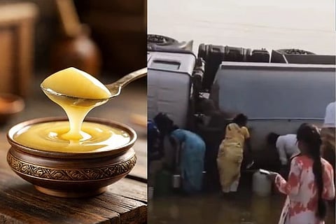 Ghee Tanker flip (ಚಿತ್ರ X)