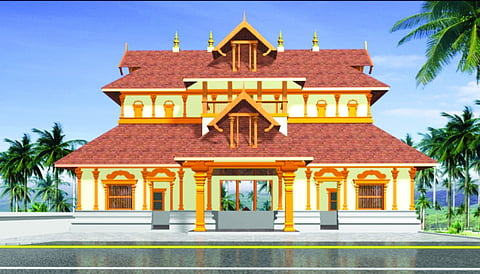 ಕುಡುಪು ರಾಜಗೋಪುರಂ ನೀಲಿನಕ್ಷೆ.