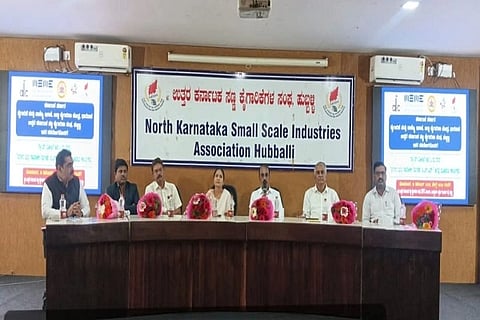 ಉತ್ತರ ಕರ್ನಾಟಕ ಸಣ್ಣ ಕೈಗಾರಿಕೆಗಳ ಸಂಘ(small scale) ಕೆಎಸ್‌ಎಫ್‌ಸಿ ಸಭಾಂಗಣದಲ್ಲಿ ಆರ್‌ಎಎಂ ಯೋಜನೆಯಡಿ ಸೋಮವಾರ ಏರ್ಪಡಿಸಿದ್ದ ಒಂದು ದಿನದ ಜಾಗೃತಿ ಕಾರ್ಯಕ್ರಮ