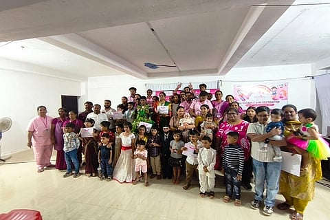 ಮೂನ್ ಮೆಟರ್ನಿಟಿ ಆಸ್ಪತ್ರೆಯಲ್ಲಿ ಇತ್ತೀಚೆಗೆ ಏರ್ಪಡಿಸಿದ್ದ ಚಿತ್ರಕಲೆ, ಆರೋಗ್ಯಕರ ಶಿಶು, ವೇಷಭೂಷಣ ಸ್ಪರ್ಧೆಯಲ್ಲಿ ಭಾಗವಹಿಸಿದ್ದ ಮಕ್ಕಳು (children)