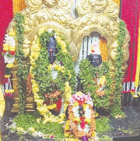 ಹೊಸದುರ್ಗದ ಪಾಂಡುರಂಗ ಸ್ವಾಮಿ ದೇವಾಲಯದಲ್ಲಿ ಶನಿವಾರ ಆಶಾಡ ಏಕಾದಶಿ ಮಹೋತ್ಸವದ ಅಂಗವಾಗಿ ರುಕ್ಮಿಣಿ ಪಾಂಡುರಂಗ ಸ್ವಾಮಿಗೆ ವಿಶೇಷ ಅಲಂಕಾರ ಮಾಡಲಾಗಿತ್ತು. Ekadashi