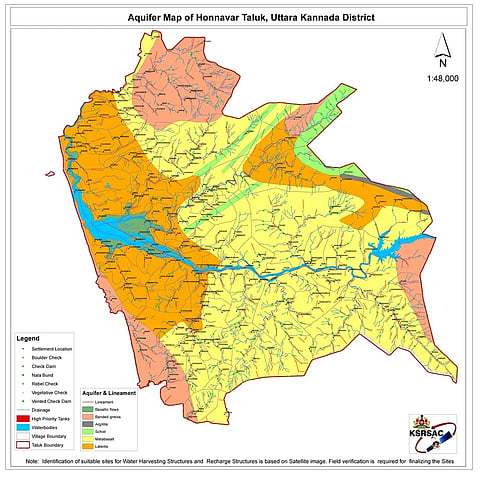 ಹೊನ್ನಾವರ ತಾಲೂಕು ನಕ್ಷೆ 
