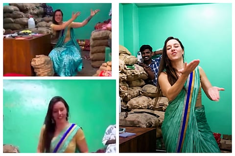 Chennai shopkeeper hires dancer to attract customers